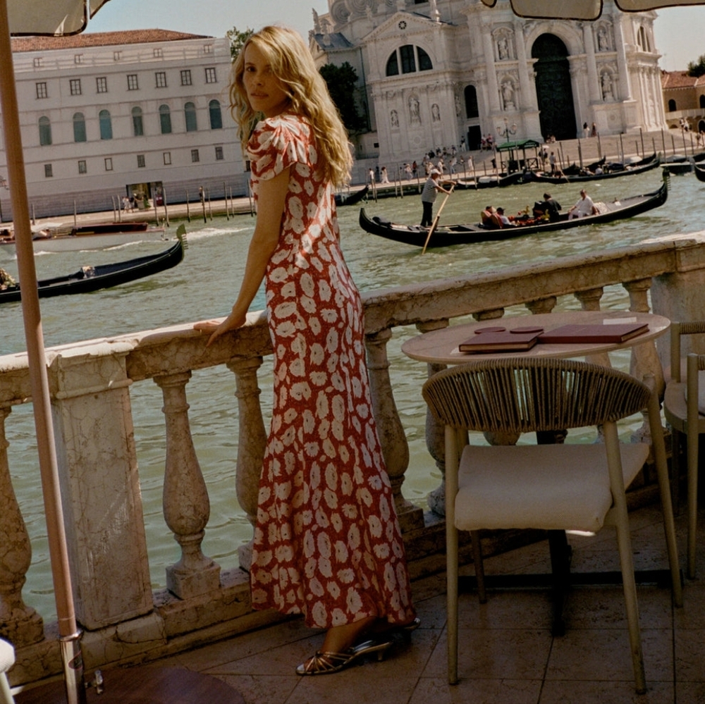 DOEN ALNA DRESS IN ROUGE FLEURS D'ANEMONE - Picture 3 of 13